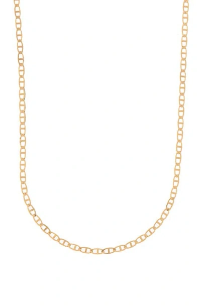 Best Silver Flat Mariner Chain Necklace In Gold