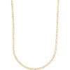 Best Silver Flat Mariner Chain Necklace In Gold