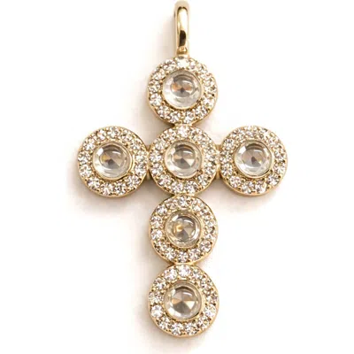 Best Silver Moissanite Cross Pendant In Gold