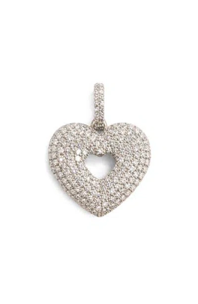 Best Silver Moissanite Heart Pendant