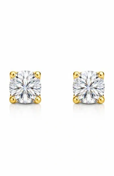 Best Silver Moissanite Stud Earrings In Gold