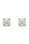 Best Silver Moissanite Stud Earrings In Gold
