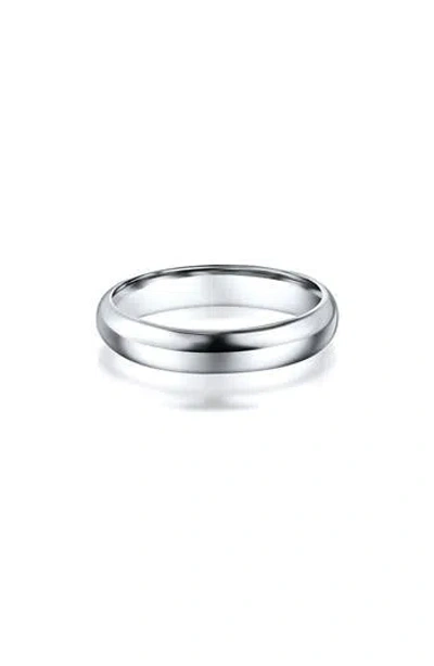 Best Silver Plaid Dome Band Ring