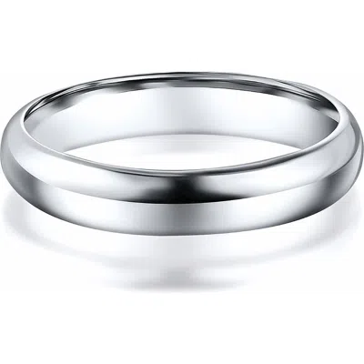 Best Silver Plaid Dome Band Ring