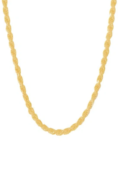 Best Silver Rope Chain Necklace In Gold