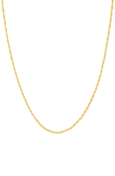 Best Silver Rope Chain Necklace In Gold