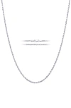 BEST SILVER ROPE CHAIN NECKLACE