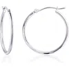 Best Silver Sterling Silver Hoop Earrings In Silver