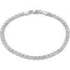 Best Silver Sterling Silver Multi-strand Bracelet In Silver