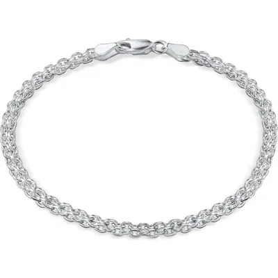 Best Silver Sterling Silver Multi-strand Bracelet In Metallic