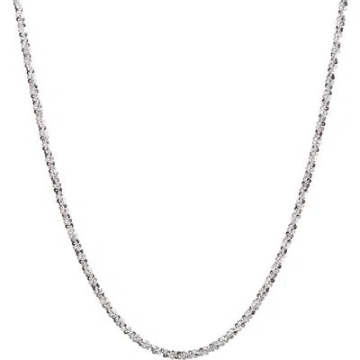 Best Silver Sterling Silver Twisted Chain Necklace