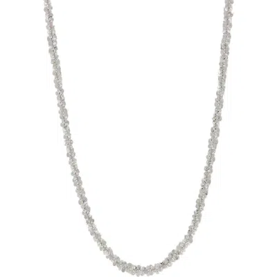 Best Silver Twisted Rock Chain Necklace