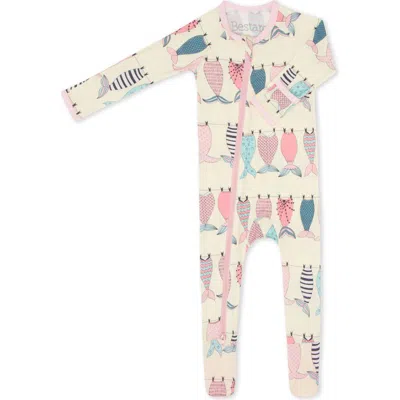 Bestaroo Babies'  Mermaid Fin Footie In Yellow