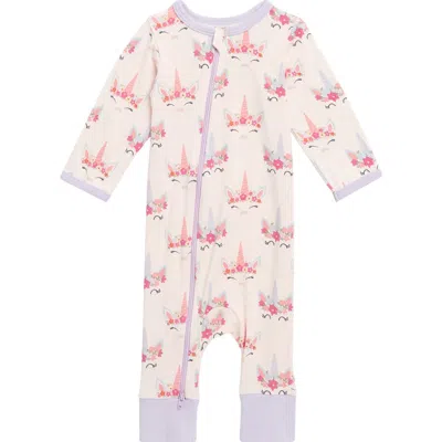 Bestaroo Babies'  Print Woven Coverall In Pink