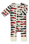 Bestaroo Revved Up Rides Romper In Natural