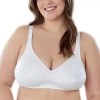 Bestform Floral Trim Wireless Cotton Bra- 5006233 In White