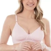 Bestform Striped Wireless Cotton Bra With Lightly-lined Cups-5006248 In Pink