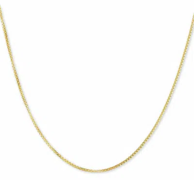 Pre-owned Bestgoldshop Up To 22" Solid Adjustable Endless Box Chain Necklace Real 14k Yellow Gold