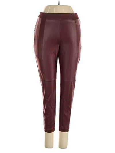 Pre-owned Betabrand Active Pants In Burgundy
