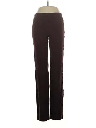 Pre-owned Betabrand Active Pants In Burgundy
