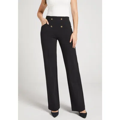 Betabrand Atlantic Dpyp Dress Pant Yoga Pants Wide Leg In Black