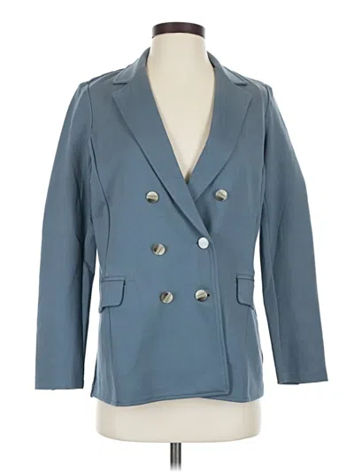 Pre-owned Betabrand Blazer Jacket In Blue