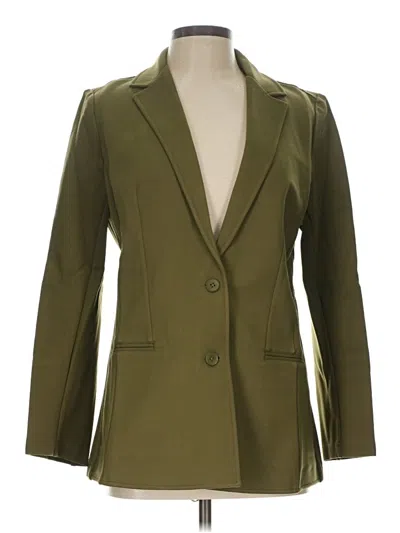 Pre-owned Betabrand Blazer Jacket In Green