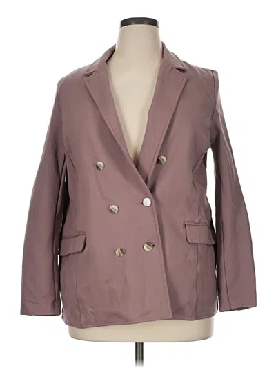 Pre-owned Betabrand Blazer Jacket In Purple