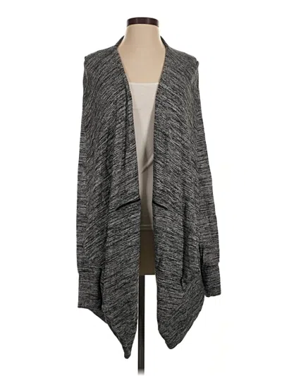 Pre-owned Betabrand Cardigan Sweater In Gray