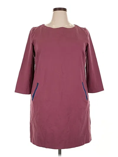 Pre-owned Betabrand Casual Dress In Burgundy