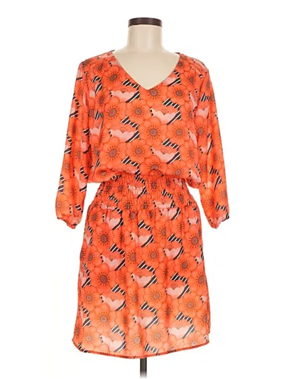 Pre-owned Betabrand Casual Dress In Orange