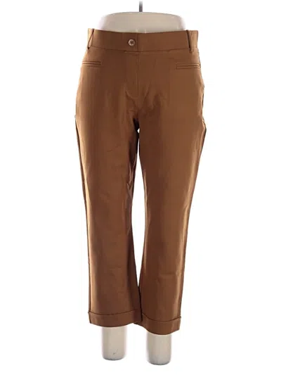 Pre-owned Betabrand Casual Pants In Brown