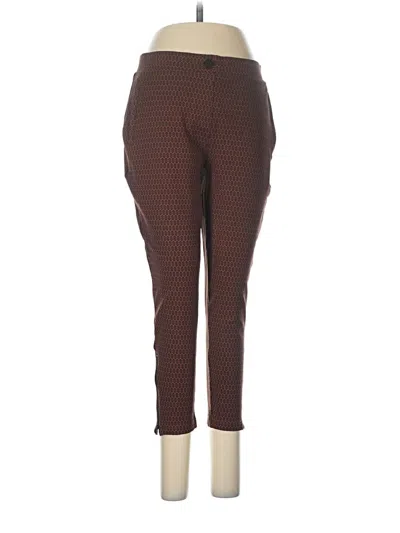 Pre-owned Betabrand Casual Pants In Brown