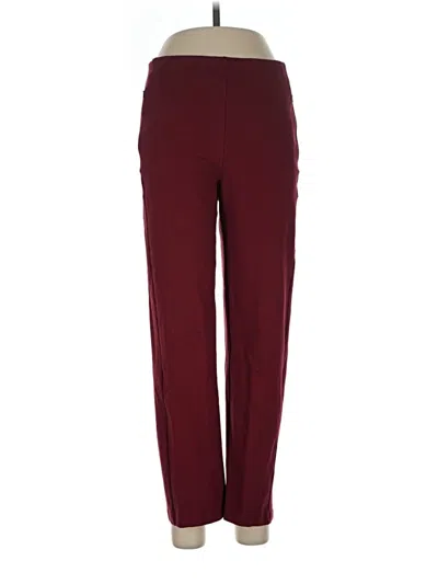 Pre-owned Betabrand Casual Pants In Burgundy