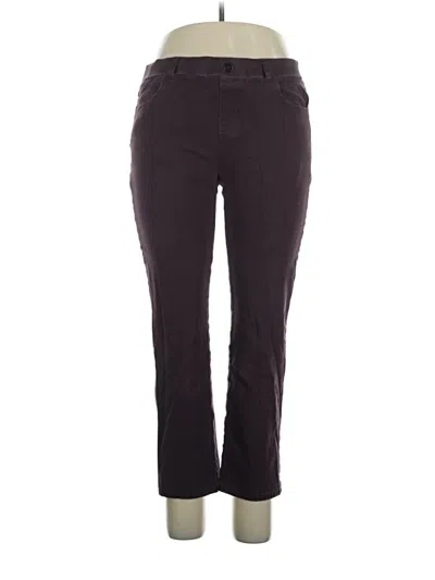 Pre-owned Betabrand Casual Pants In Burgundy