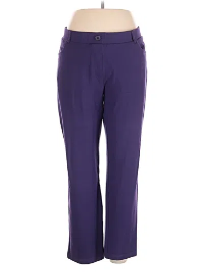 Pre-owned Betabrand Casual Pants In Purple