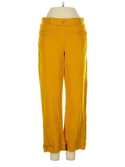 Pre-owned Betabrand Casual Pants In Yellow