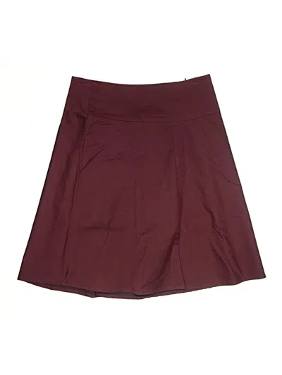 Pre-owned Betabrand Casual Skirt In Burgundy