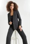 Betabrand Classic Blazer Stretch Ponte In Black
