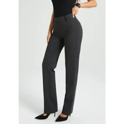 Betabrand Classic Dpyp Dress Pant Yoga Pants | Straight In Black