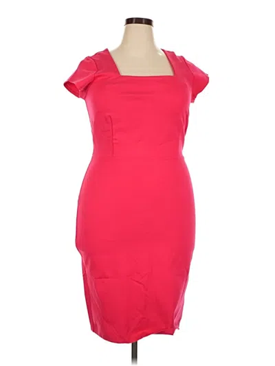 Pre-owned Betabrand Cocktail Dress In Red