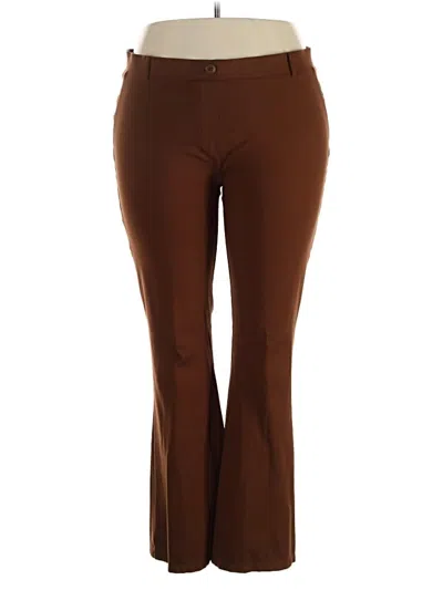 Pre-owned Betabrand Dress Pants In Brown