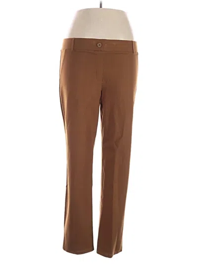 Pre-owned Betabrand Dress Pants In Brown