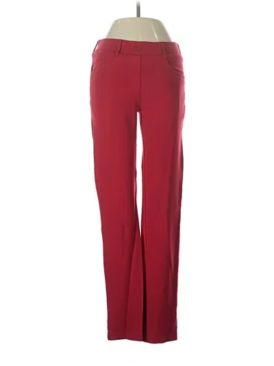 Pre-owned Betabrand Dress Pants In Burgundy