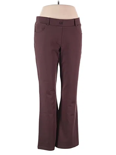 Pre-owned Betabrand Dress Pants In Burgundy