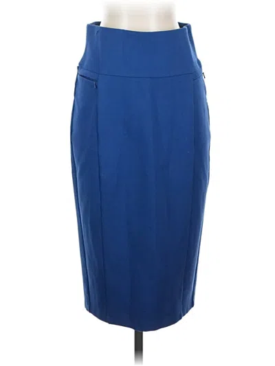 Pre-owned Betabrand Formal Skirt In Blue
