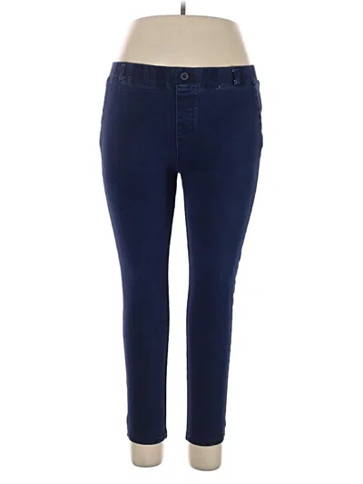 Pre-owned Betabrand Jeggings In Blue