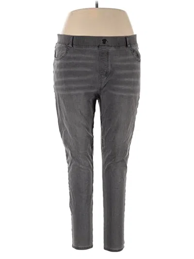 Pre-owned Betabrand Jeggings In Gray
