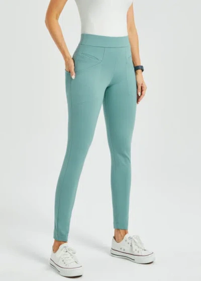 Betabrand Journey Dpyp Dress Pant Yoga Pant | Skinny In Green