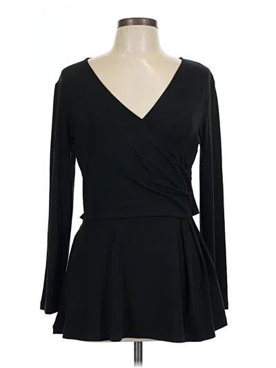 Pre-owned Betabrand Long Sleeve T-shirt In Black